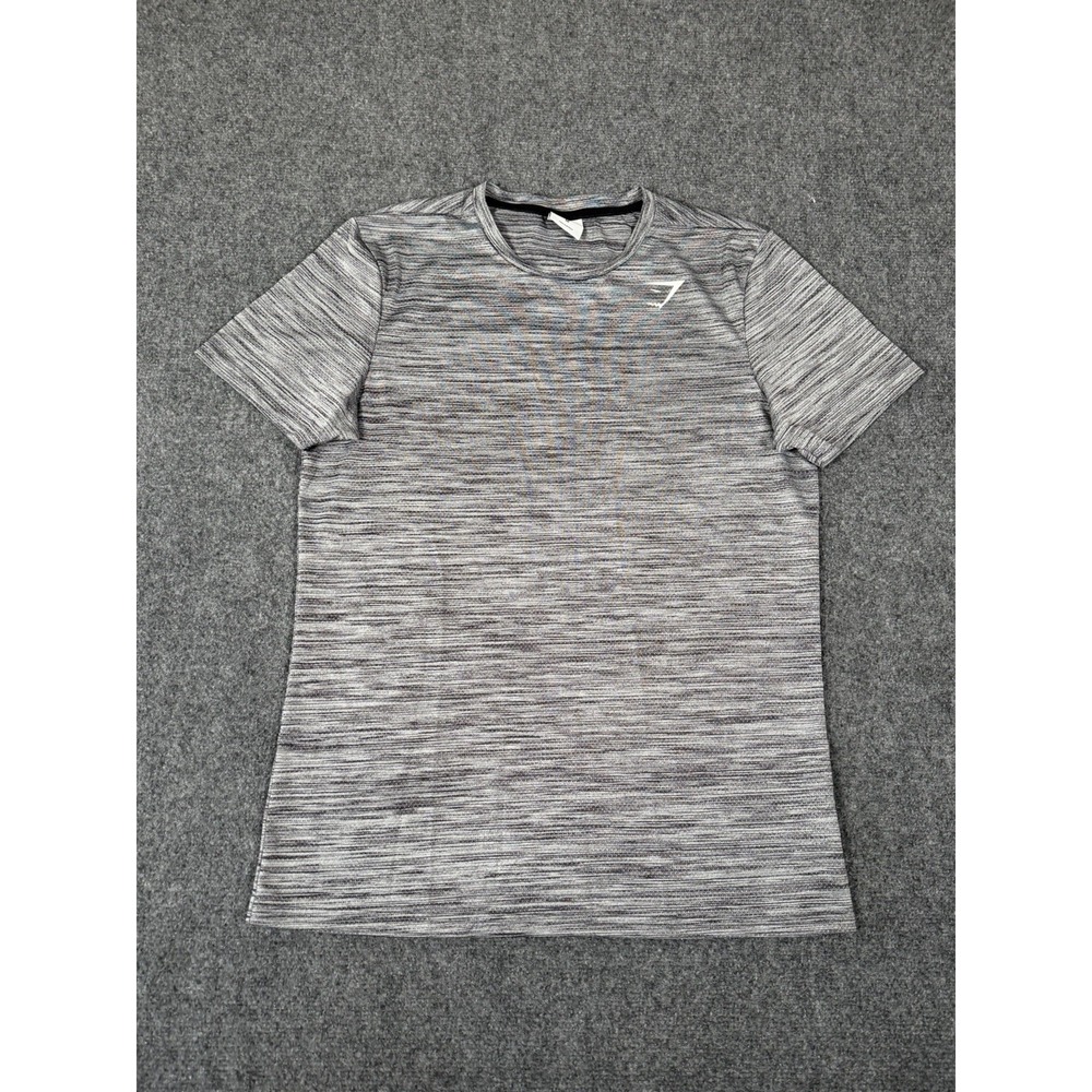 Gymshark Arrival Marl T-Shirt Mens Medium Gray Athletic Training‎ Workout Gym